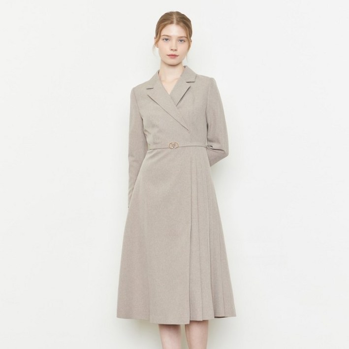 린 의류에이런 사이드 플리츠 원피스 LGOPOJ9400 2174024