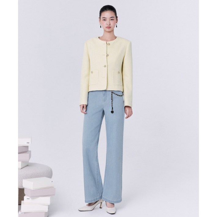 2PACK 시그니처 와이드 데님팬츠 832721 더엣지