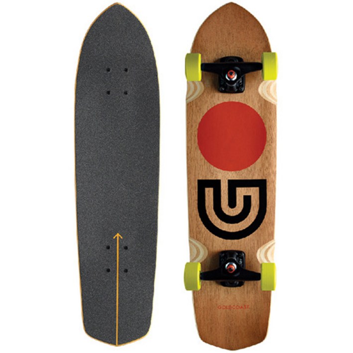 골드코스트 31인치 스케이트 보드 SLAPSTICK  WALNUT, WALNUT, 1개