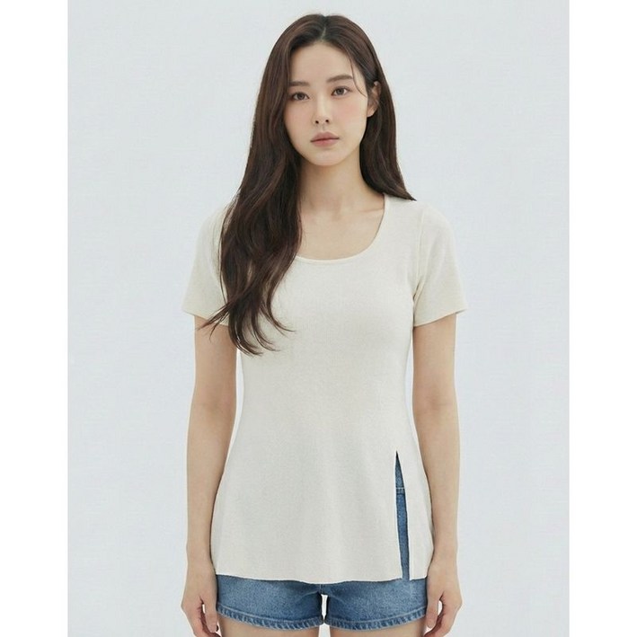 반에이크 반에이크  마테U넥티셔츠VB47KTQ305Z