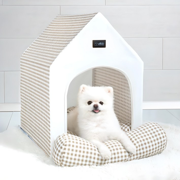 레토 강아지집 고양이 목받침 쿠션 하우스