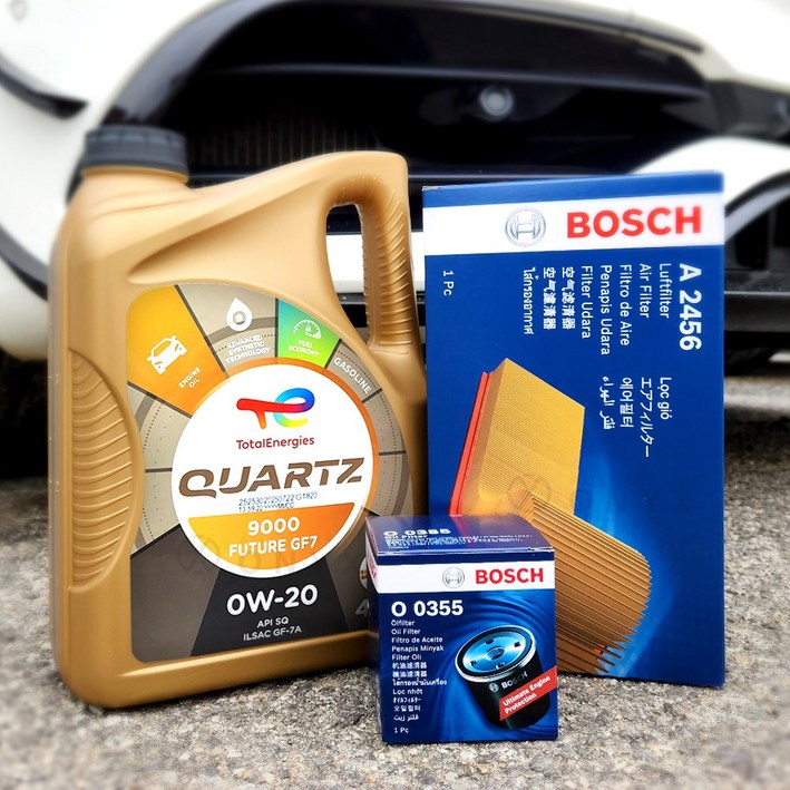 니로 하이브리드 엔진오일세트 토탈쿼츠 0W20