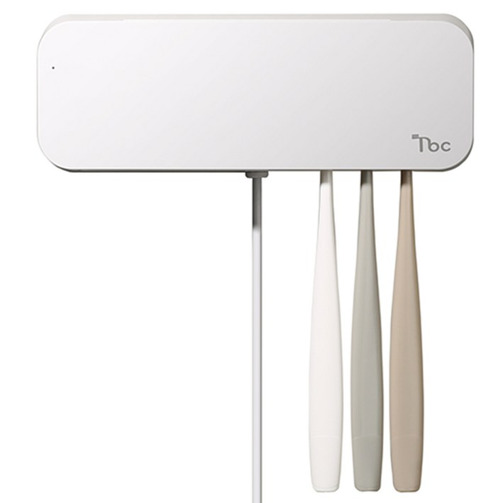 더본케어 칫솔살균기 가정용 히팅살균 UV 칫솔걸이 6개 면도기걸이 무선 휴대용