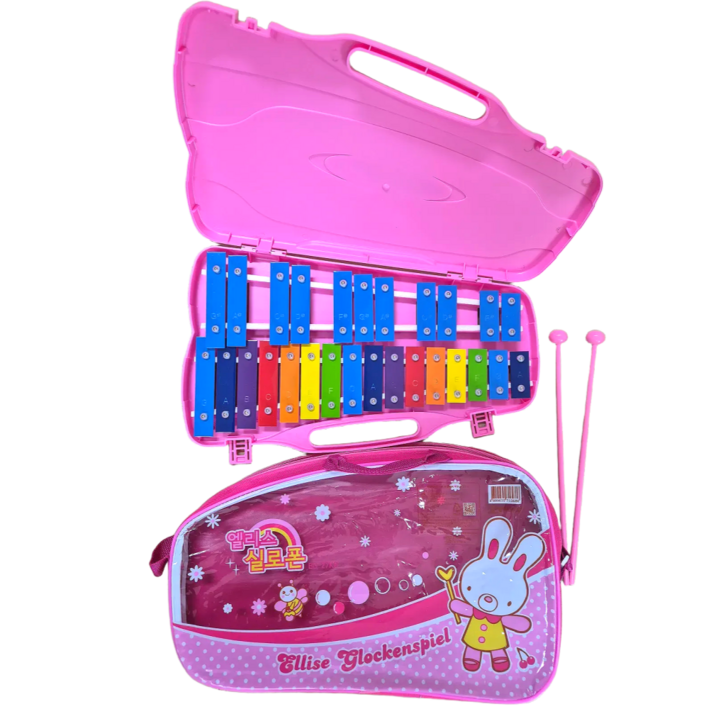 KC인증 국내 생산 실로폰 27key 가방 세트