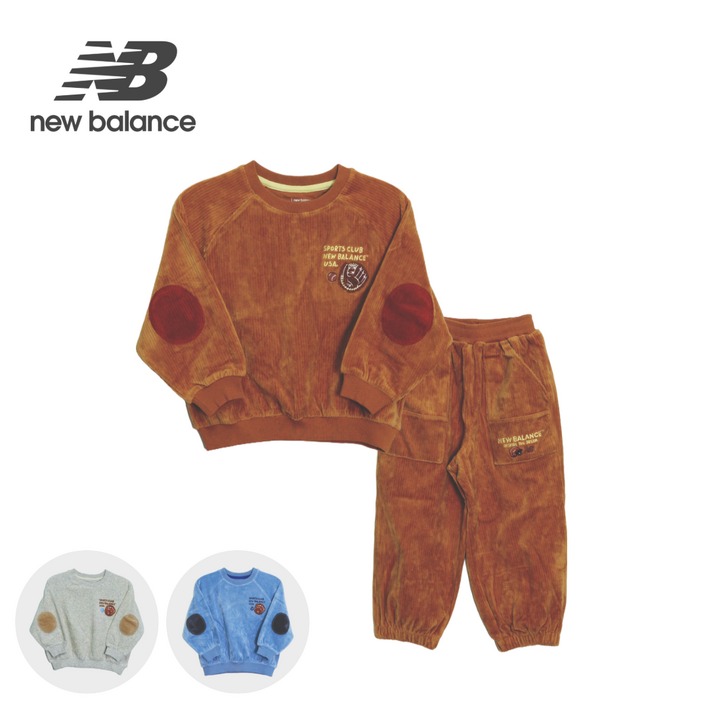 뉴발란스 키즈 여아 남아 코듀로이 스웻 셋업 2PCS 상하의 셋업 세트