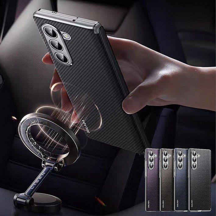 갤럭시 z폴드 7 6 5 4 카본 맥세이프 호환 슬림 힌지 보호 케이스