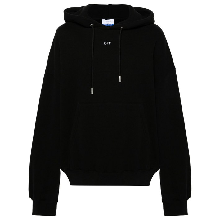 오프화이트 로고 프린트 후디