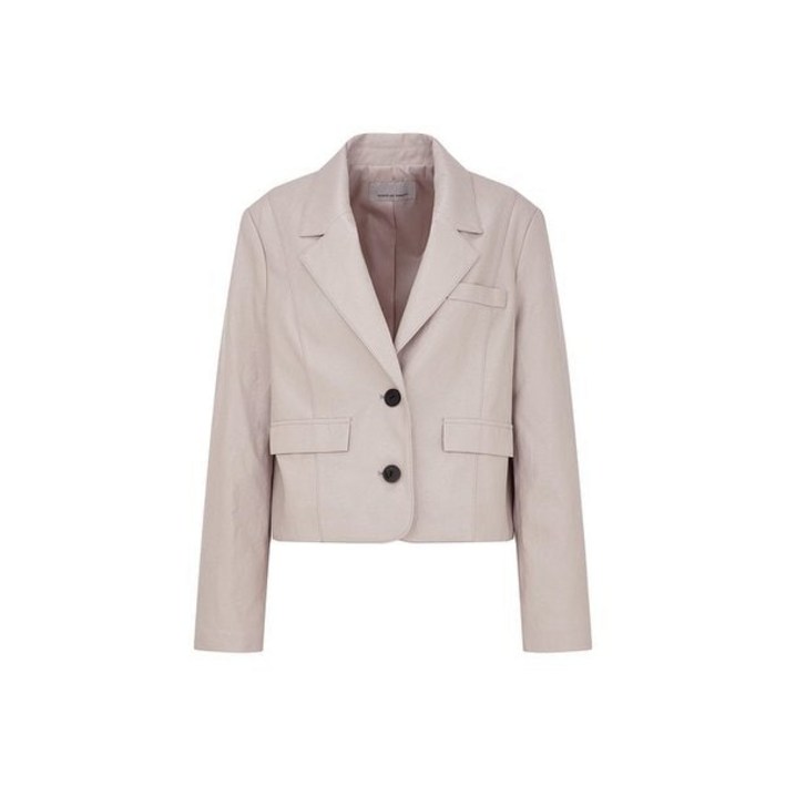 보브 테일러드 페이크 레더 자켓 71F2320002 2404073