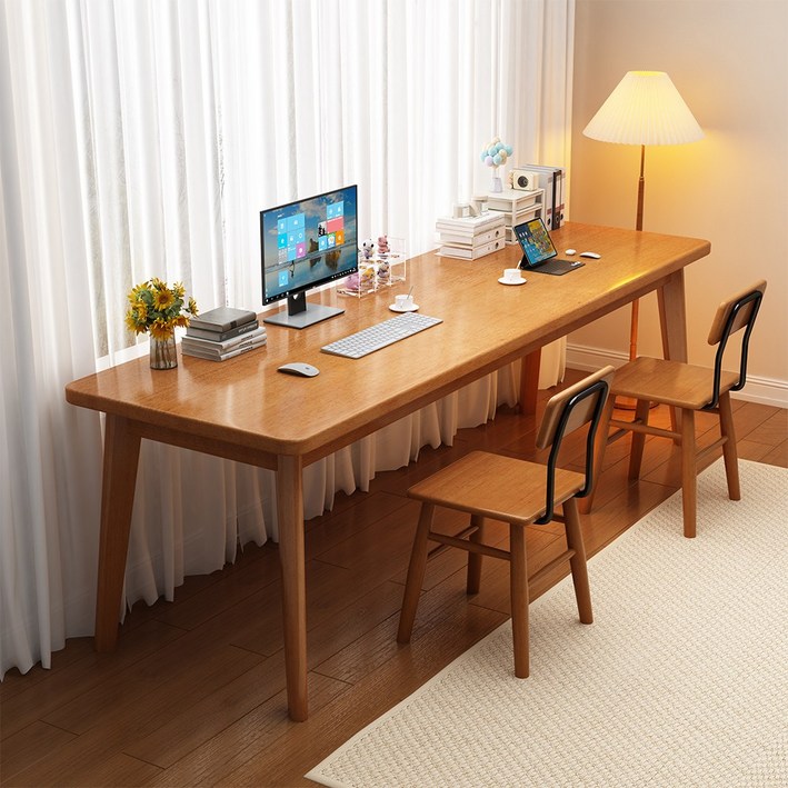 에코 소라노 엔틱 책상 다용도 테이블 플레인 원목책상, 네추럴RF-HD629