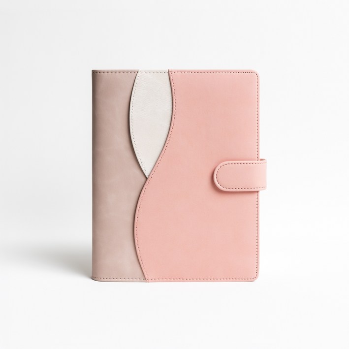 웨이비 프리미엄 6공 비즈니스 만년 다이어리, 더스트 핑크, 1개