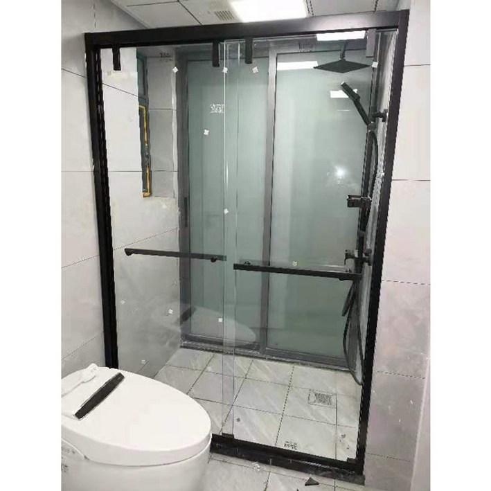 샤워부스 충칭 간단한 샤워 실 한 모양의 욕실 욕실 파티션 유리 슬라이딩 도어 화장실