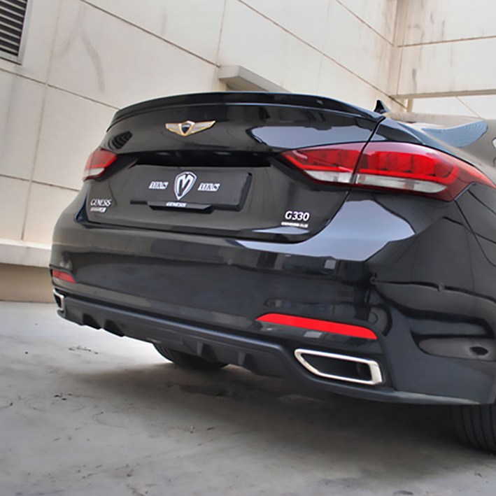 제네시스 DH GT.ver 리어 디퓨져 ABS, 무광 블랙, 제네시스 DH
