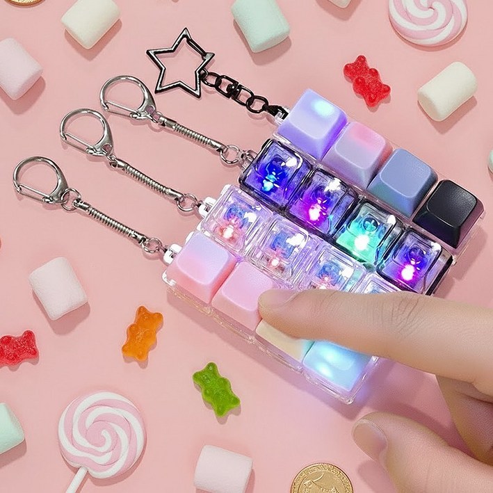 중독적인 클릭 피젯토이 키캡 키보드 딸깍이 모음전