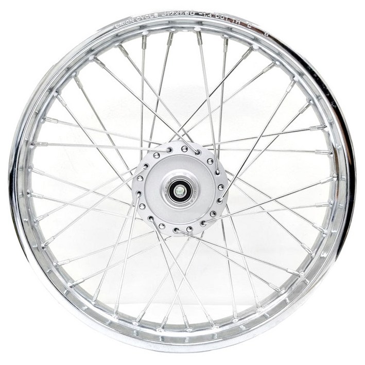 2125년 혼다 슈퍼커브110 튜닝휠 클래식 크롬 스포크휠 앞뒤 세트 튜브형