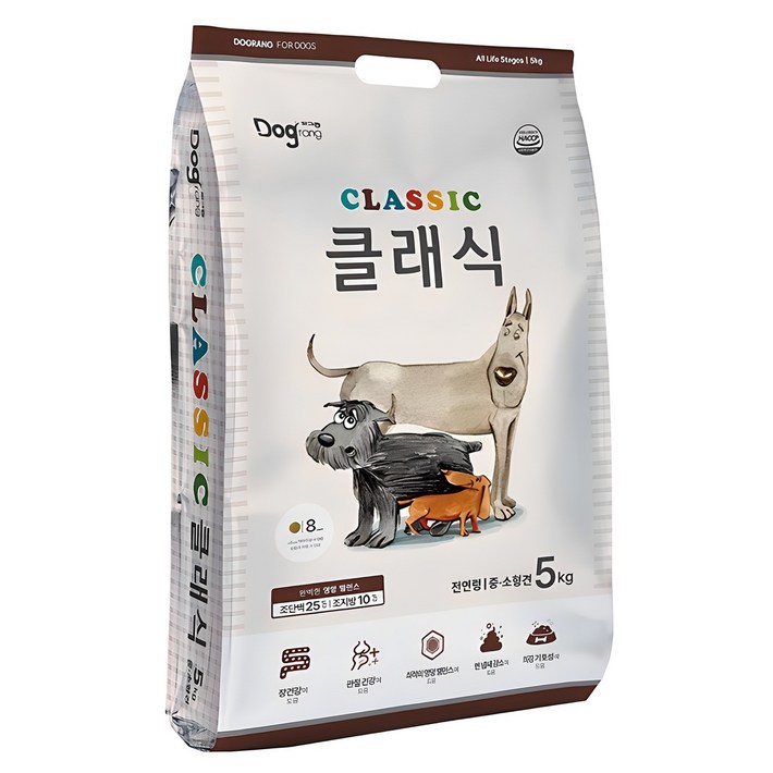 도그랑 전연령 강아지 클래식 건식사료
