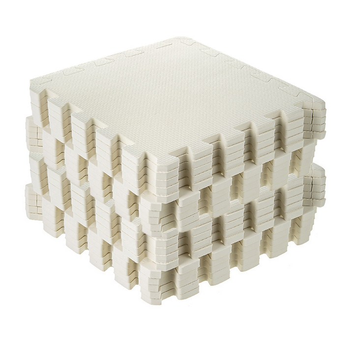 코멧 펫 반려동물 퍼즐 매트 32.5x32.5cm, 화이트, 20개, 20개