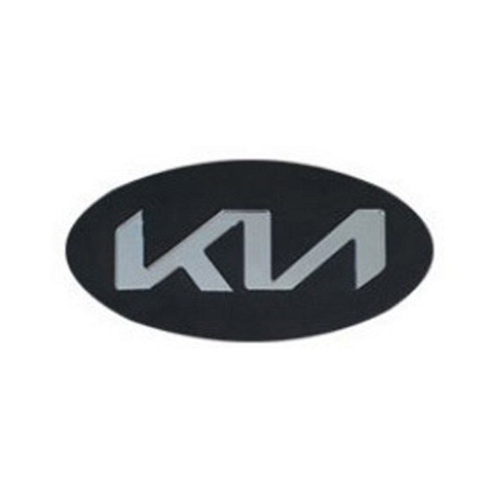 차량용 기아 신형 엠블럼 2호, 컨텐츠 참조, 블랙무광실버