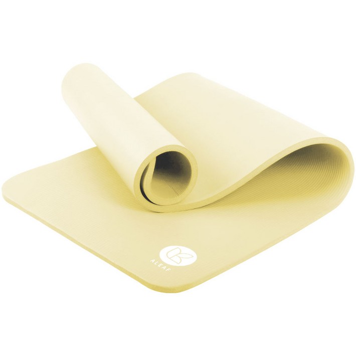 아리프 NBR 요가매트  벨크로 스트랩, 버터밀크, 1개