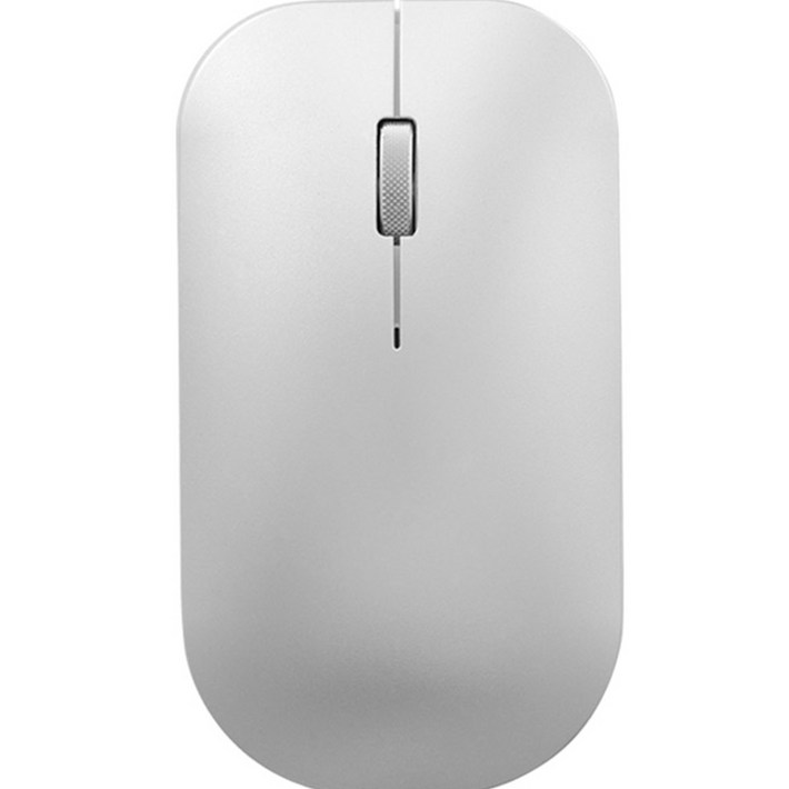 엑토 충전식 저소음 멀티페어링 무선 마우스, BTM15, 실버