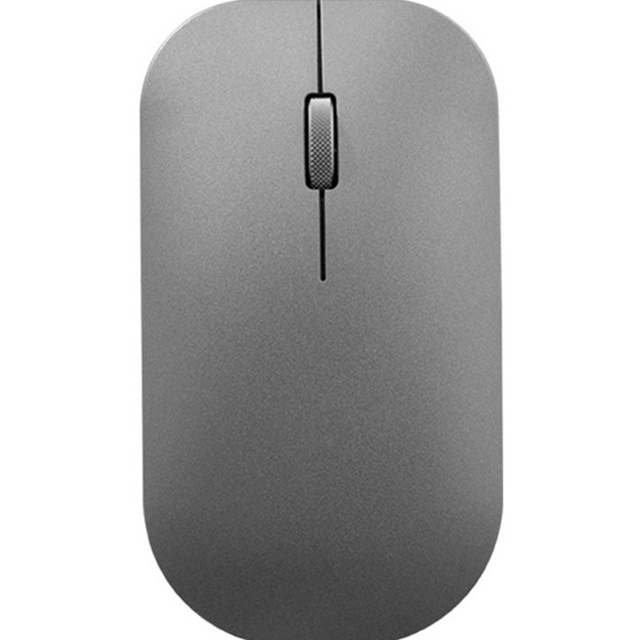 엑토 충전식 저소음 멀티페어링 무선 마우스, BTM15, 그레이