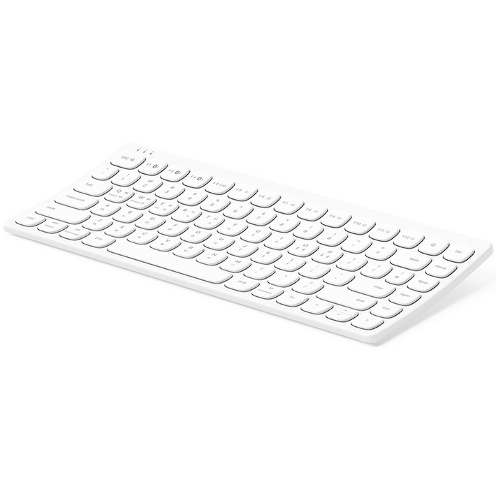 엑토 커브드 저소음 미니 무선 블루투스 키보드, 일반형, 크림 화이트, B603 엑토 커브드 저소음 미니 무선 블루투스 키보드, 일반형, 크림 화이트, B603