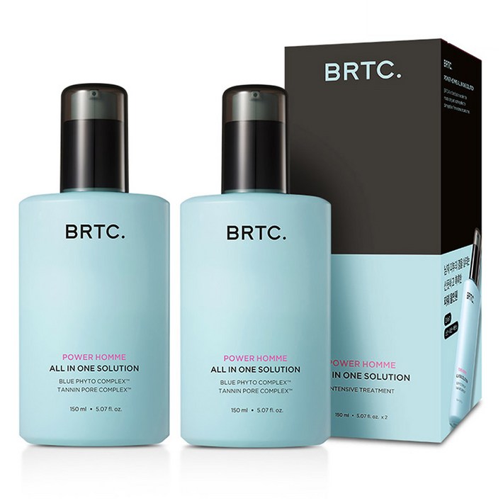 비알티씨 파워 옴므 솔루션 올인원, 150ml, 2개 비알티씨 파워 옴므 솔루션 올인원, 150ml, 2개