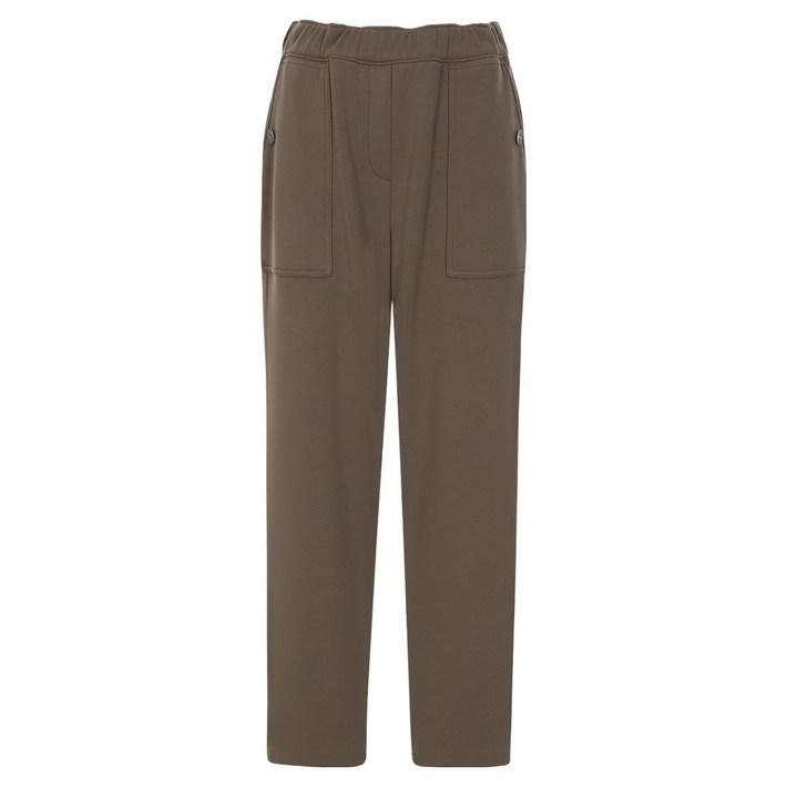 올리비아로렌 여성용 세미 배기핏 밴딩 슬랙스 VOBDL5WA251