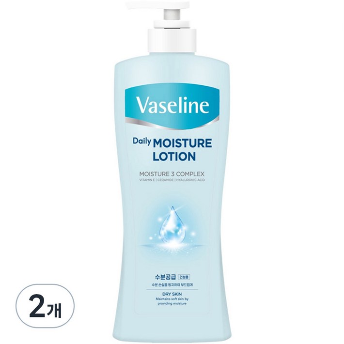 애경바세린 데일리 모이스처 바디로션, 450ml, 2개 애경바세린 데일리 모이스처 바디로션, 450ml, 2개