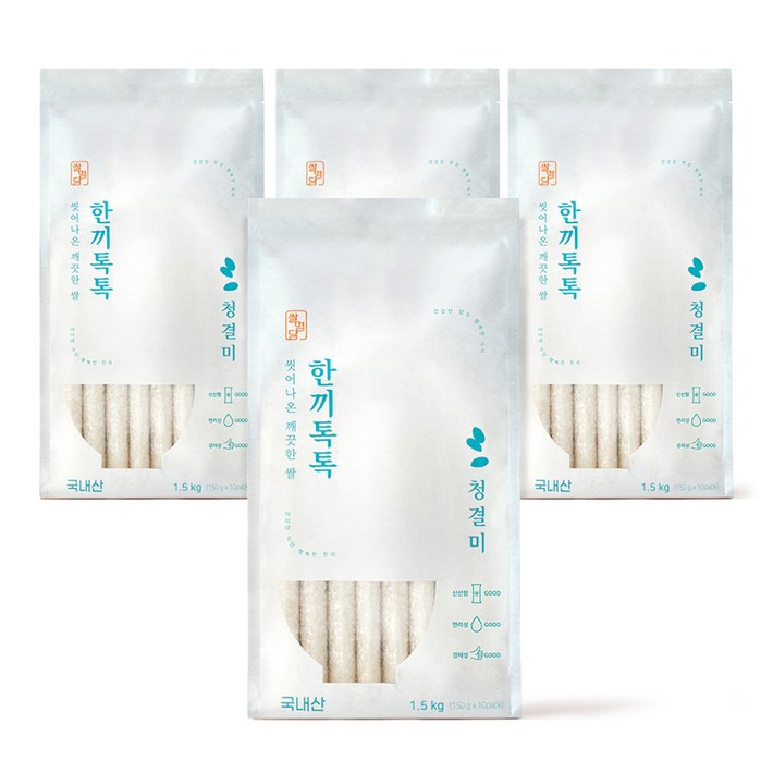 쌀명당 씻어나온 깨끗한쌀 한끼톡톡 청결미
