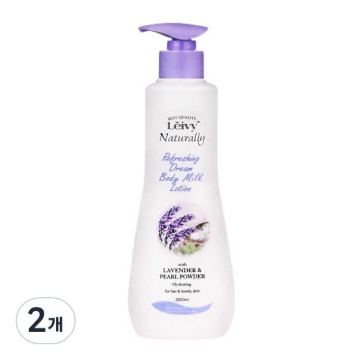 Leivy 라벤더 바디로션, 350ml, 2개