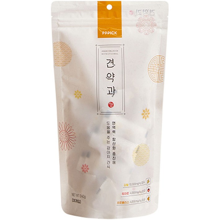 피피픽 견약과 면역력 노견 영양 간식, 강황, 240g, 1개 피피픽 견약과 면역력 노견 영양 간식, 강황, 240g, 1개