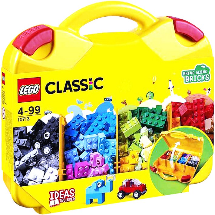 레고클래식 10713 크리에이티브 조립 가방, 혼합색상, 1세트