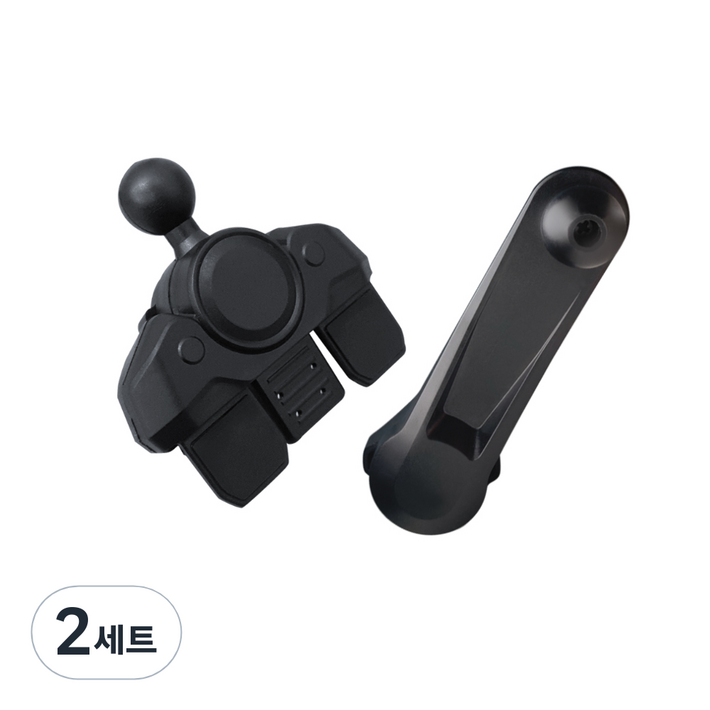 레드빈 차량용 CD 슬롯 핸드폰 거치대 고급형 DBCM  회전방식 부품 DCEM, 단일 색상, 2세트