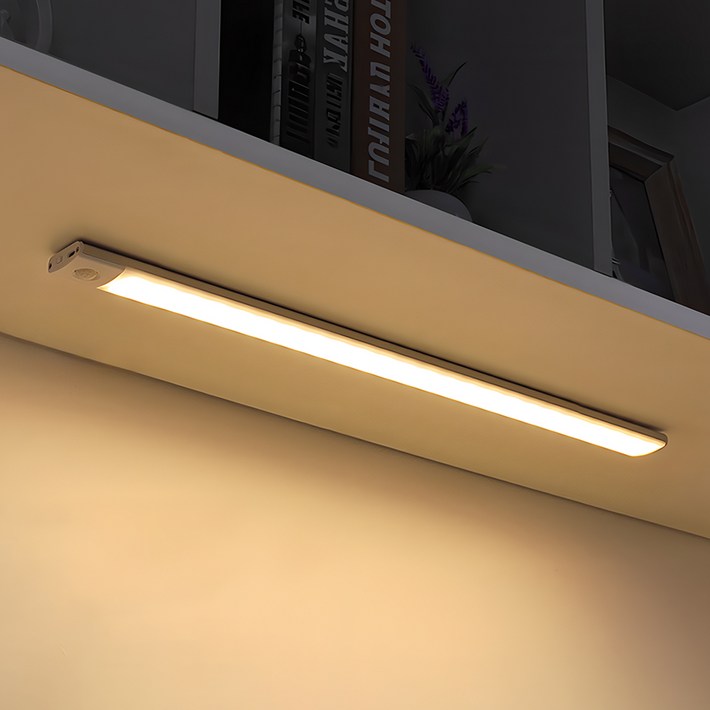 충전식 3색 LED 밝기 조절 무선 모션 직부등 40cm, 웜화이트  내추럴화이트  쿨화이트