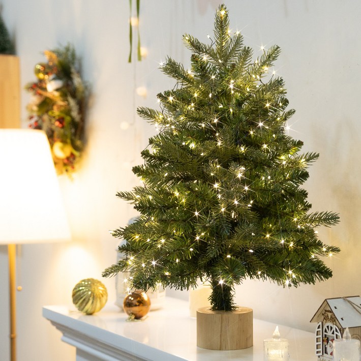 플라워트리 크리스마스 미니트리 울창한초록숲