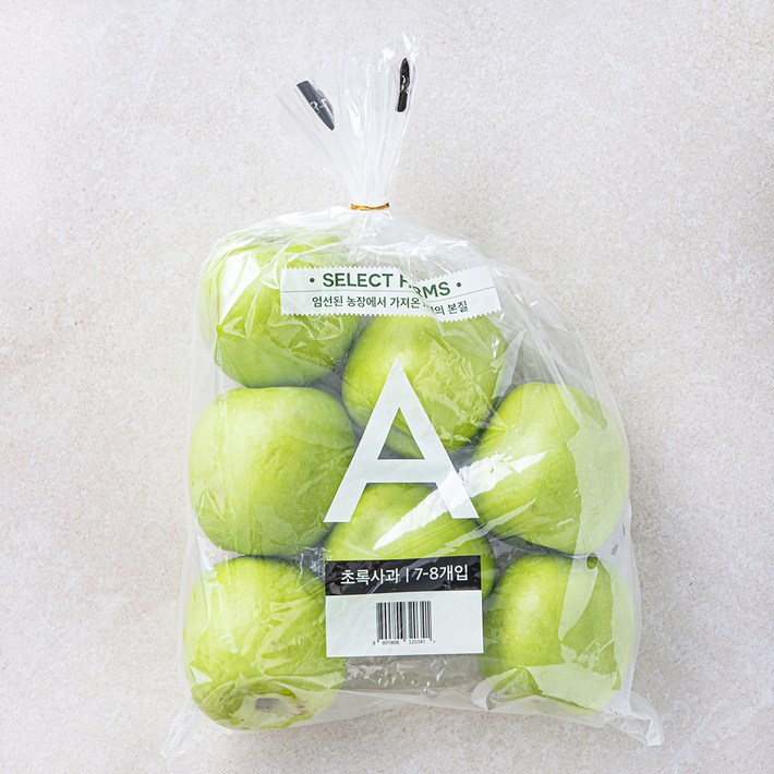 로켓프레시 셀렉트팜 GAP 인증 A 초록사과 중과