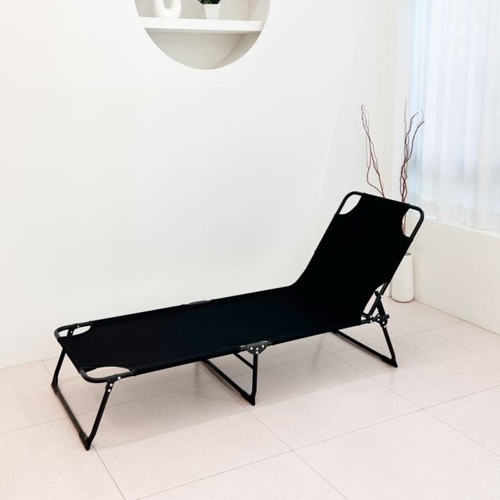 오브민 1인용 접이식 싱글침대  베개 세트