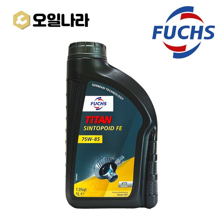 훅스 타이탄 SINTOPOID FE 75w 85 기어오일 1L  FUCHS, 1개