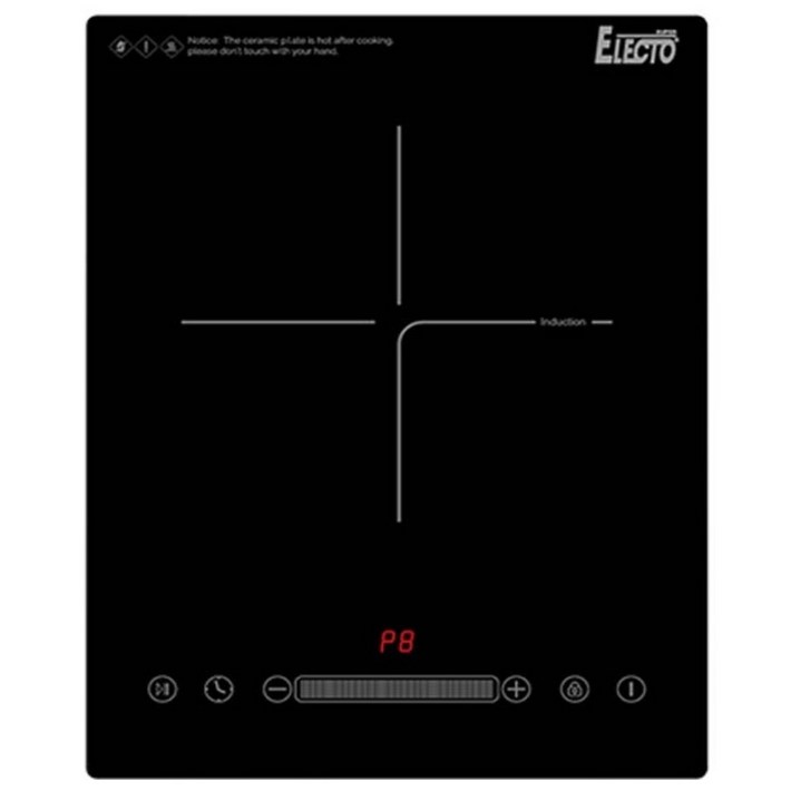 엘렉토 1구 인덕션 전기레인지 매립겸용 HJ-S2000 블랙