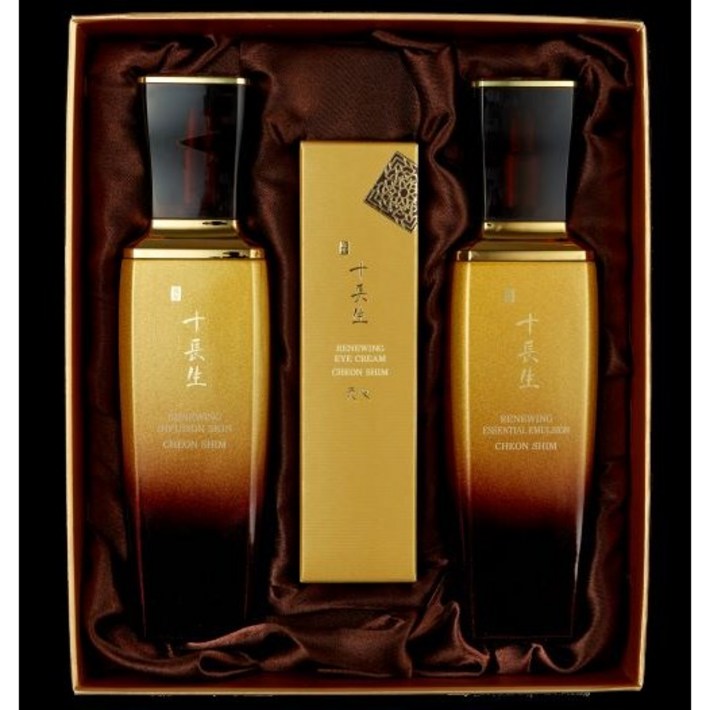 로제화장품 십장생 천심 스킨 로션 2종 세트천심 아이크림 30ml, 1세트