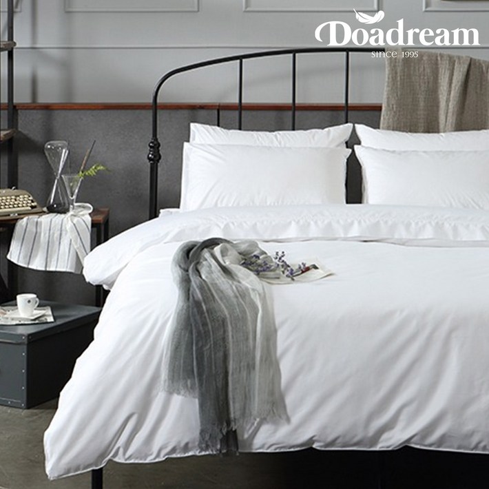 호텔식 100수 이불커버 SQK, 화이트