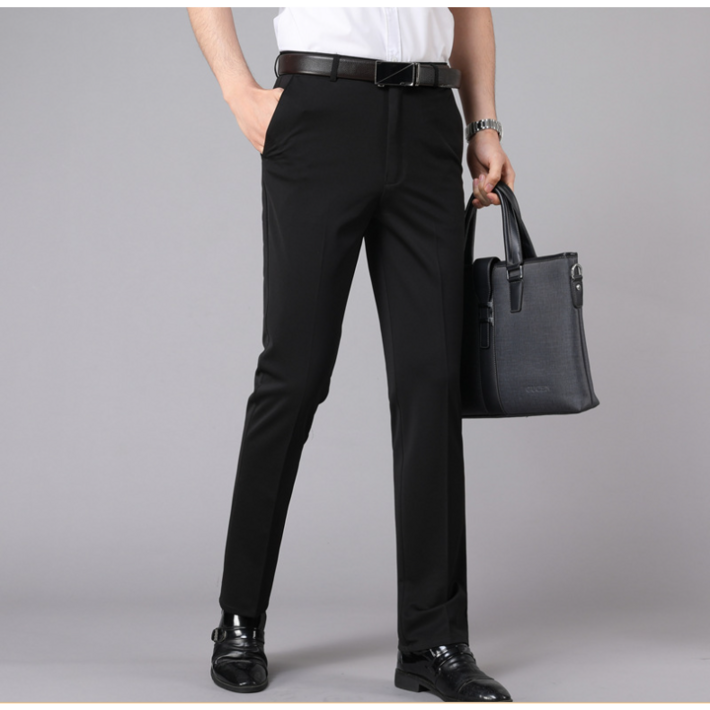 춘게엘 2938여름 정장바지 스판 일자핏 남성 빅사이즈 캐주얼 바지 g002