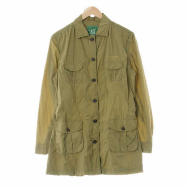헨리코튼골프 1183 카키 플랩포켓바스락롱재킷 95