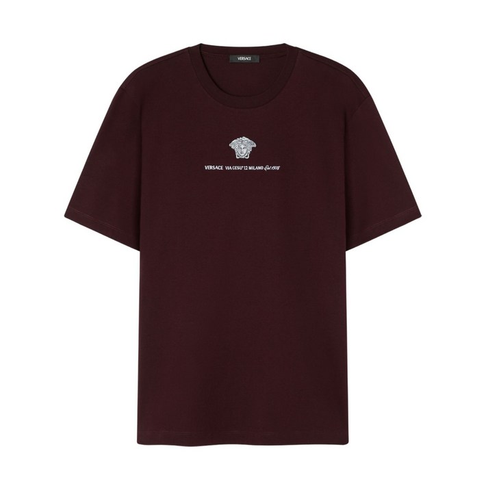 베르사체 메두사 밀라노 자수 티셔츠