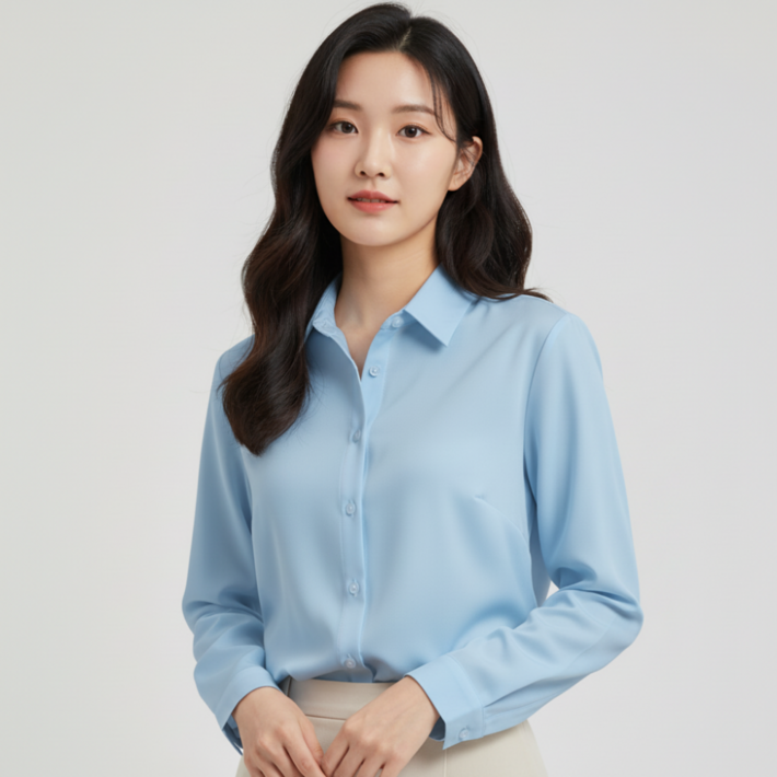 HYNOVIQUE 직장인 여성 블라우스 셔츠