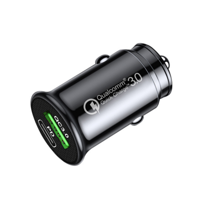 기가엠 고속충전 퀼컴퀵차지 PD3.0 2포트 차량용 충전기 고속 시거잭, PDUSB 듀얼포트