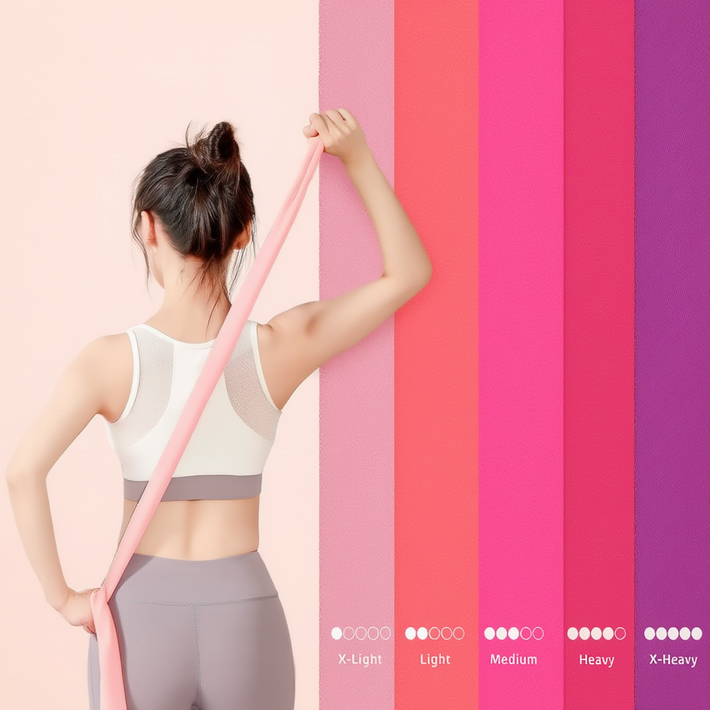 강플로 요가 필라테스 5종 라텍스 밴드
