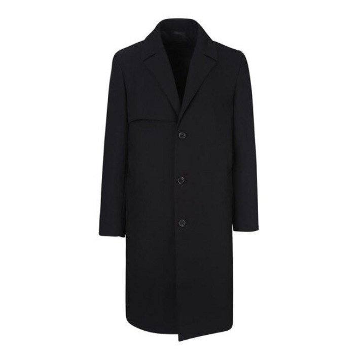 파렌하이트 블랙 쓰리버튼 트렌치 코트 FFNAH7302DJ