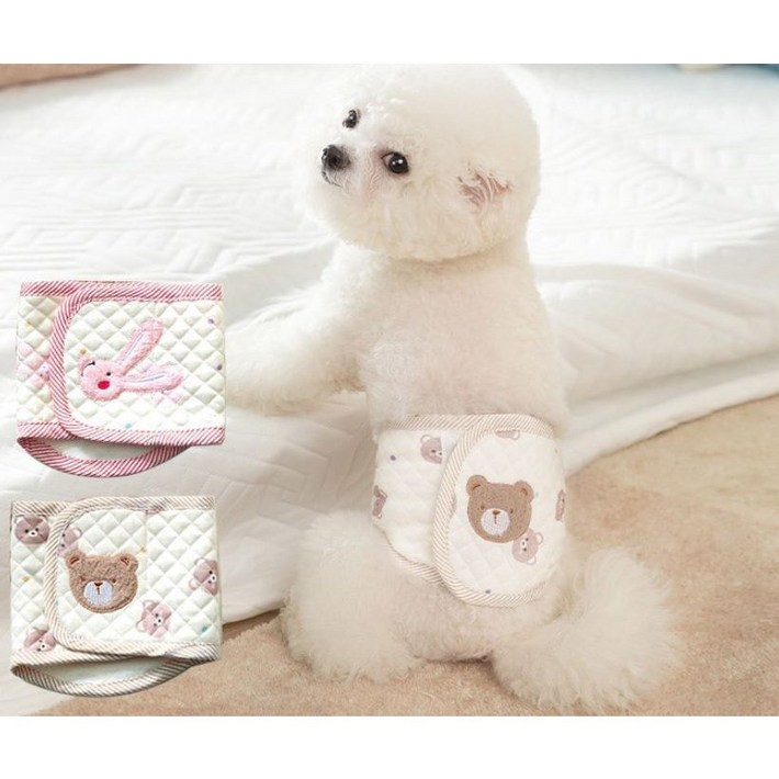 강아지 매너벨트 마킹방지 귀여운 애견기저귀 바려견 배변교육