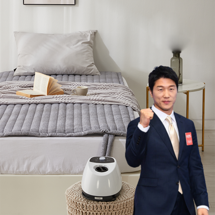 올림픽 금메달 이원희 추천 라비노 워셔블 온수매트 침대용 1인용 싱글 캠핑 세탁